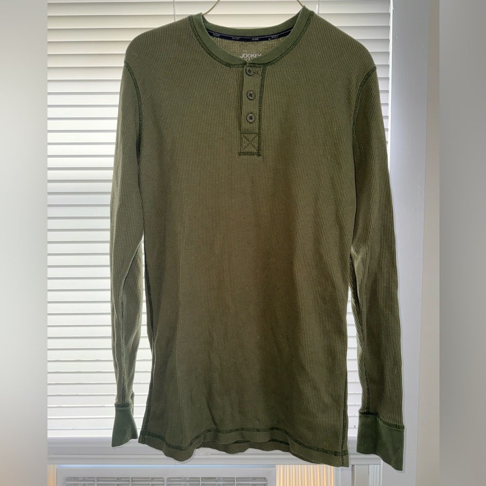 Jockey Thermal henley long sleeves size medium
